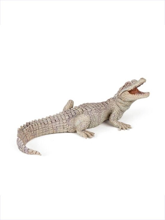 Papo Other - Papo White Baby Crocodile Animal Figurine New w/Tag Add-On Item Age 3+